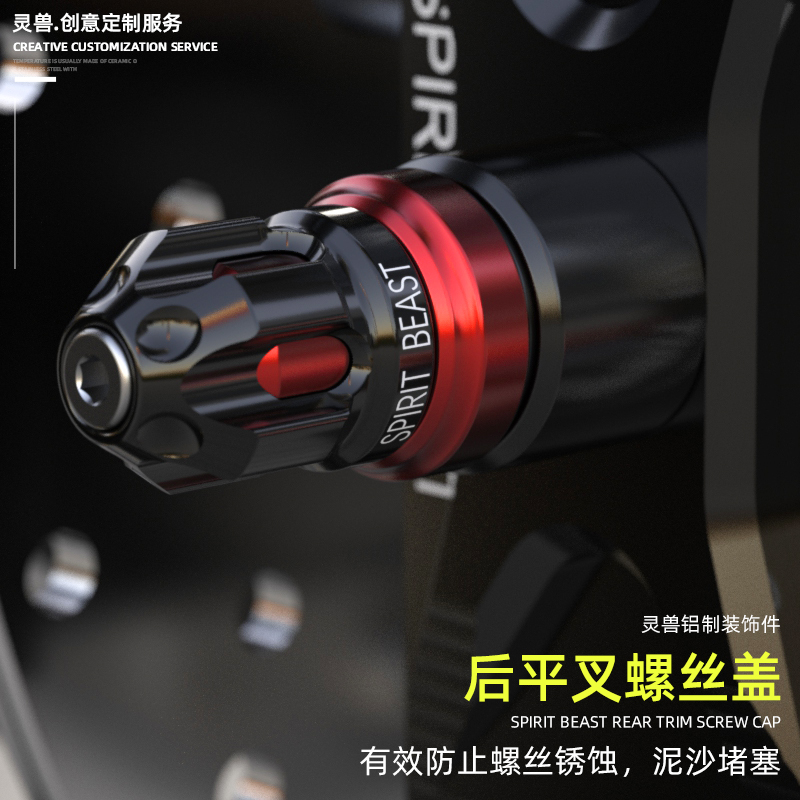 Motorcycle rear tofork screw lid retrofit applicable Kawasaki Ninja400 rear fork screw cap rear flat fork screw lid-Taobao