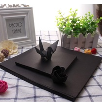 Handmade custom DIY black origami thousand paper crane finished DIY holiday dress-up supplies Window activity decoration props