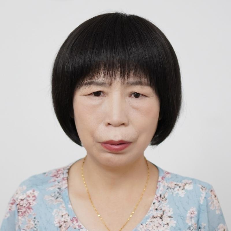 Wig Made of Real Human Hair for Mothers Aged 50 to 70, Suitable for Chemotherapy Patients, Baldness, Short Hair, Elderly, Black Bob, Full Wig