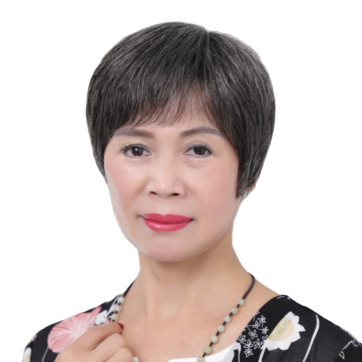 中老年女性假发推荐：白色短直发真发全头套，价格只要128！_日常整顶假发_淘宝美妆网