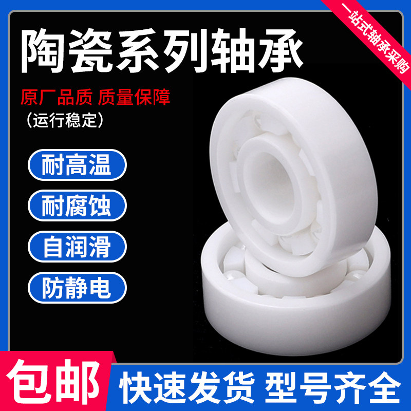 Zirconia ceramic bearing 6300 6301 6302 6303 6304 6305 6306 6307 6308CE