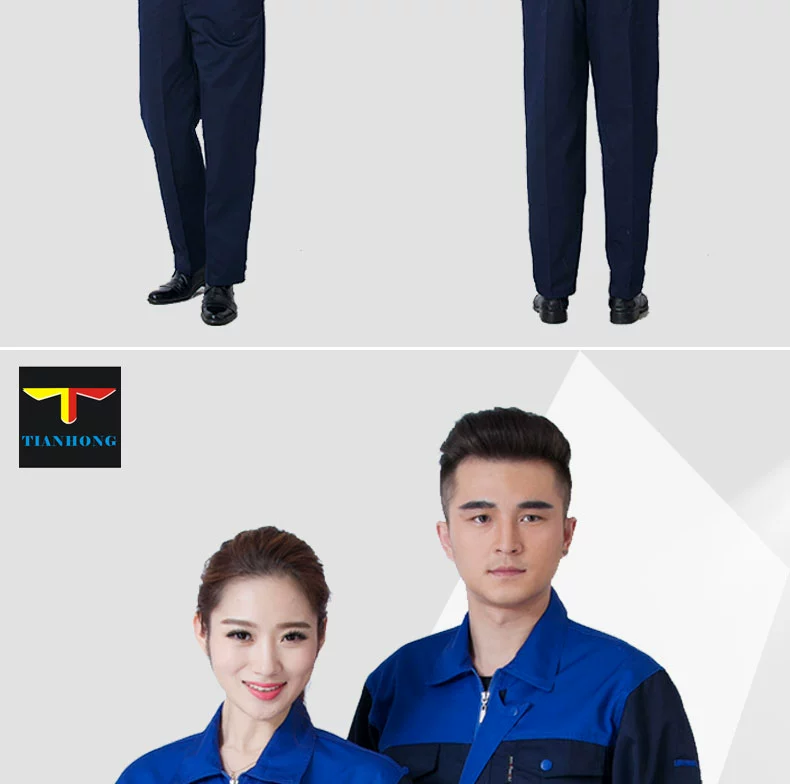 Quần yếm Gree cài đặt sau bán hàng mùa thu và mùa đông quần áo làm việc tùy chỉnh nhà máy xưởng dịch vụ tay dài phù hợp với mùa thu áo thể thao