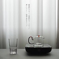 Fun dish household transparent heat-resistant glass teapot tea set thickened high temperature resistant filter heated tea cooker bubble teapot