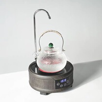 Mini silent smart electric pottery stove small pumping tea stove iron pot glass cooking teapot home automatic water making tea