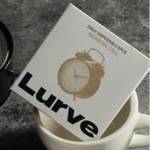 Lurve美瞳通勤系列日抛彩色隐形眼镜6片装大