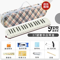 37-ключевая роскошная белая сетка коробка для фортепианной (2 набора трубки группы+учебник+наклейка с клавиатурой+полный набор подарков+свисток)