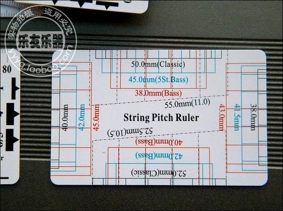 Watson StringPitchRuler+FritzRuler 스트링 높이 및 스트링 거리 데이터 측정 캘리퍼