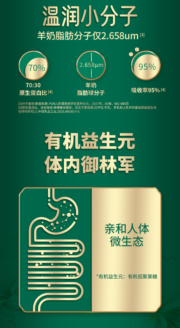 安享好物 安享A级纯奶-卓牧有机 儿童羊奶 国标