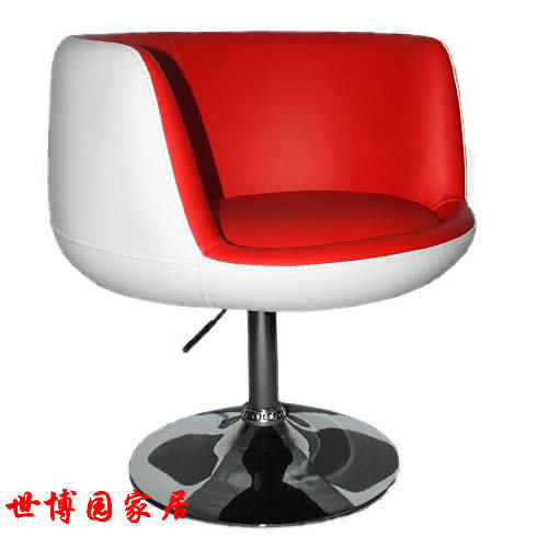 Leather lifting casual surrounding chair living room bar chair in guest chair wine glass chair computer chair Casual Chair Swivel Chair