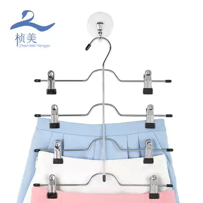 Zhenmeige skirt hanger skirt clip Anti-fried pleated hanging pants hanger multi-layer multi-function jk uniform skirt hanger clip