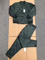 Cold area cotton clothes and trousers for men in winter cold-proof inner liner warm cotton jacket suit cold storage outdoor labor protection supplies