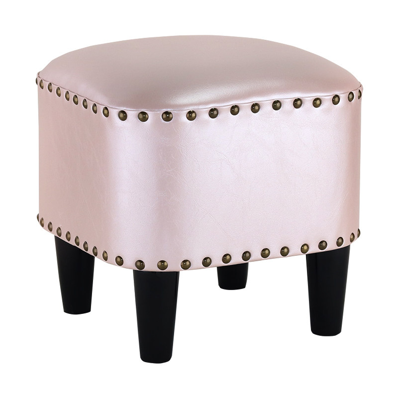 langduo low stool american sofa leather pier shoe stool household children's small stool