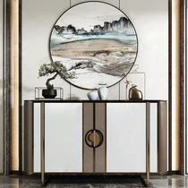 The new Chinese is facing door-to-door in the familys light and luxurious minimalist door hall Decorative Cabinet Partition Cabinet Hotel Aisle Dining Side Cabinet