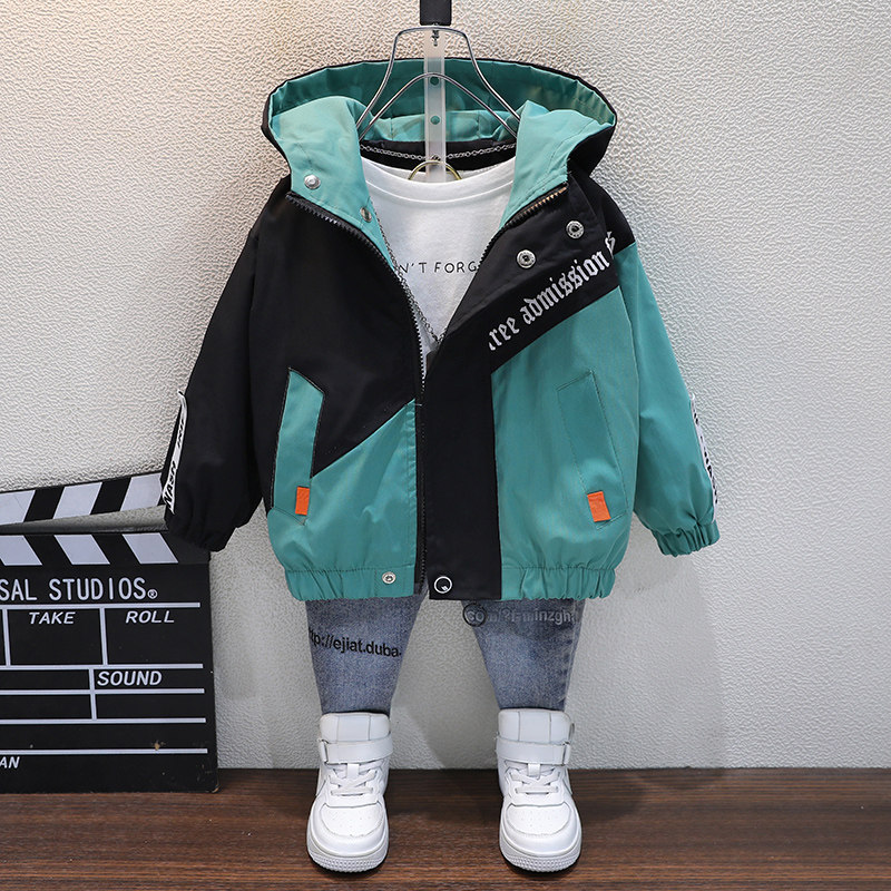 Boys' jackets spring and autumn 2022 new western style children's autumn boys children's autumn jackets thin trendy