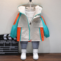 Boy jacket autumn 2022 new Yangqi Childrens baby boys autumn clothing Fairy Peek Clothes Early Autumn Tide Cool blouses