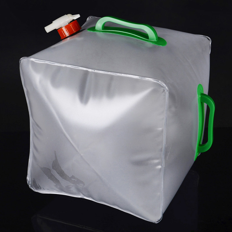 Outdoor Portable Large-Capacity 20L Extra-Large Foldable Water Bottle, Water Bucket, Picnic Water Bag, Car Wash Water Bottle and Water Bucket