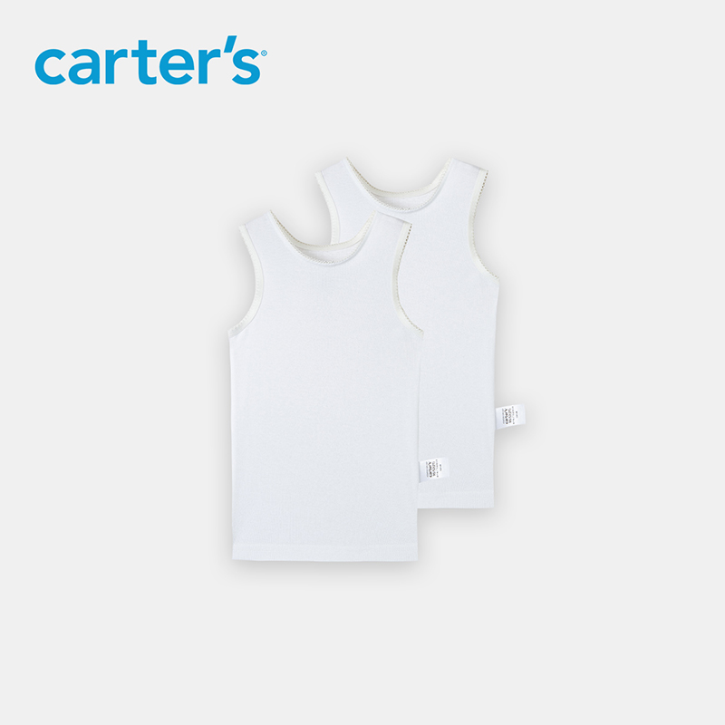 Carters 2020 trẻ em mới vest baby baby vest bông bên trong mặc đồ lót bông hai mảnh.