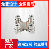 Hot runner system out-of-four-multipoint system customized plastic mold runner plate hot runner single-point needle valve