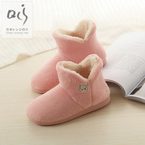 Moon shoes spring and autumn bag with thick bottom postpartum moon slippers winter thick warm indoor non-slip soft sole maternity shoes