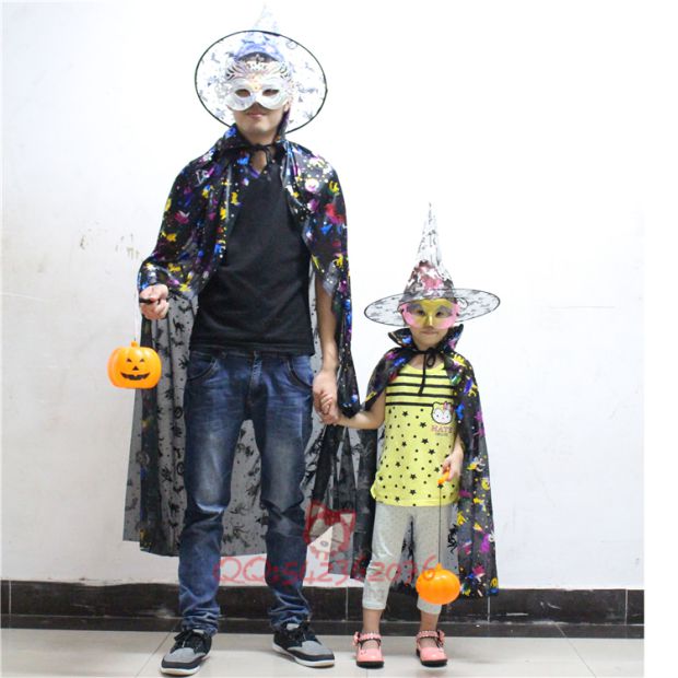 Quà tặng Halloween Trẻ em Áo choàng dành cho người lớn Quần áo Trung tâm Hoạt động Trường học Quần áo Đồ dùng Đạo cụ Xô bí ngô - Sản phẩm Đảng / Magic / Hiệu suất đồ hóa trang cho nam