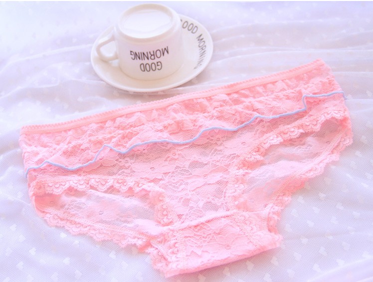 Ren quần lót nữ ren Nhật Bản eo thấp hot strappy công chúa vài mùa hè thoáng khí hollow tình yêu ăn mặc người quan lot ren