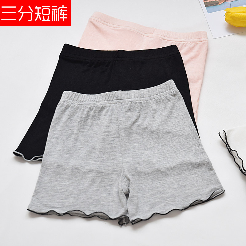 2020 Summer New Korean Edition Girl Anti - Walking Three - point Panties Safety Pants Model Baby Shorts Ocean