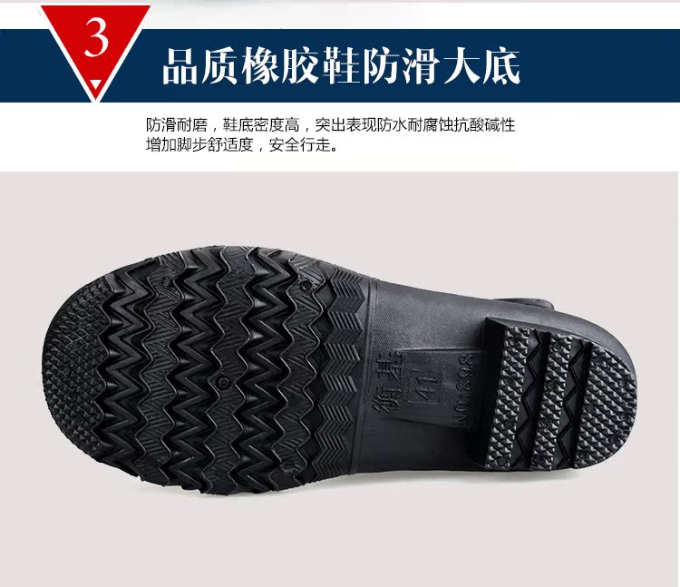 Chaussures - bottes caoutchouc homme - semelle caoutchouc - Ref 960735 Image 13