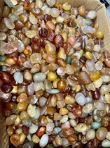 Alashan colored sugar heart beads agate price per kilogram link loose beads kilogram material non-returnable and non-exchangeable