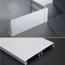 Kitchen cabinet skirting board baffle kitchen 12cm skirting Wall aluminum alloy 10cm under cabinet floor buckle