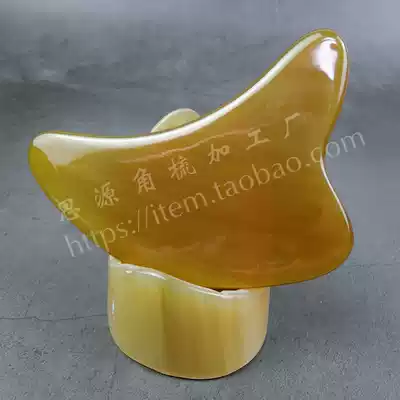 African Yak buffalo horn thickened dolphin board Scraping one-sided face and neck lifting firming skin Full body general massage