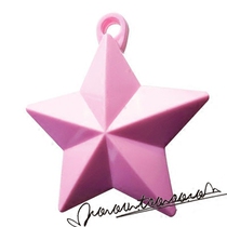 Party decoration Wedding room decoration Helium balloon pendant Five-pointed star counterweight block Birthday balloon accessory pendant