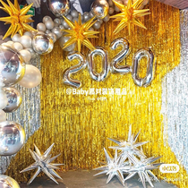 3m Wedding Wedding wedding decoration supplies Rain curtain background wall Party decoration venue stage pull flower strip