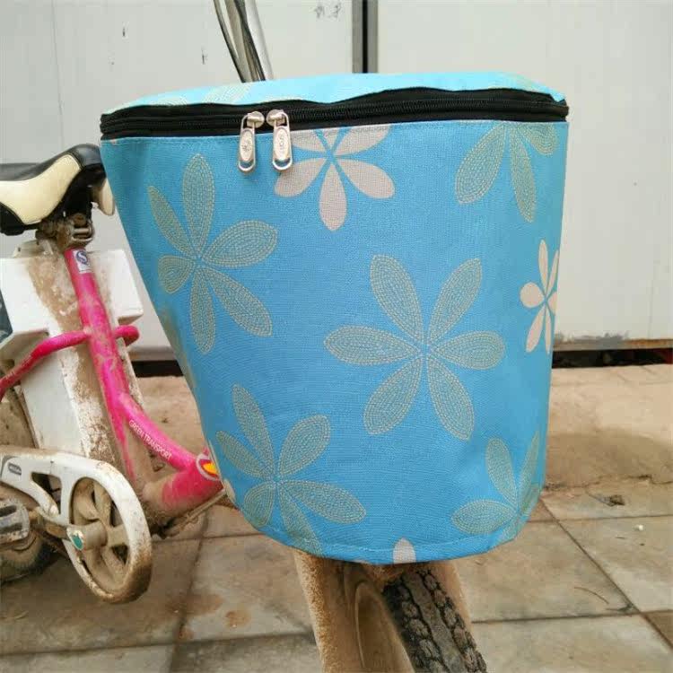 Panier pour vélo en toile - Ref 2259180 Image 8