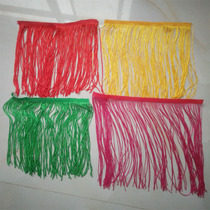 Money pole overlord whip Lotus Xiang stick even flower stick money stick accessories red and yellow sort tassel