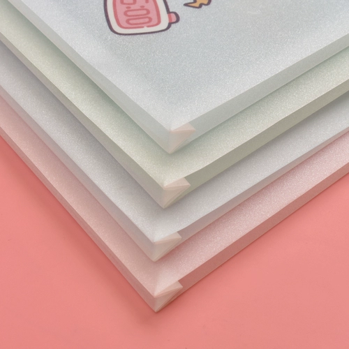 Мультяшные милые канцтовары для папок для школьников, пластиковая вместительная и большая папка