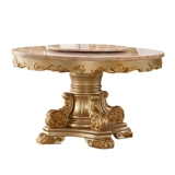 Европейский стиль все -тарелочные деревянные мраморные круглые креслы Комбинированный ресторан