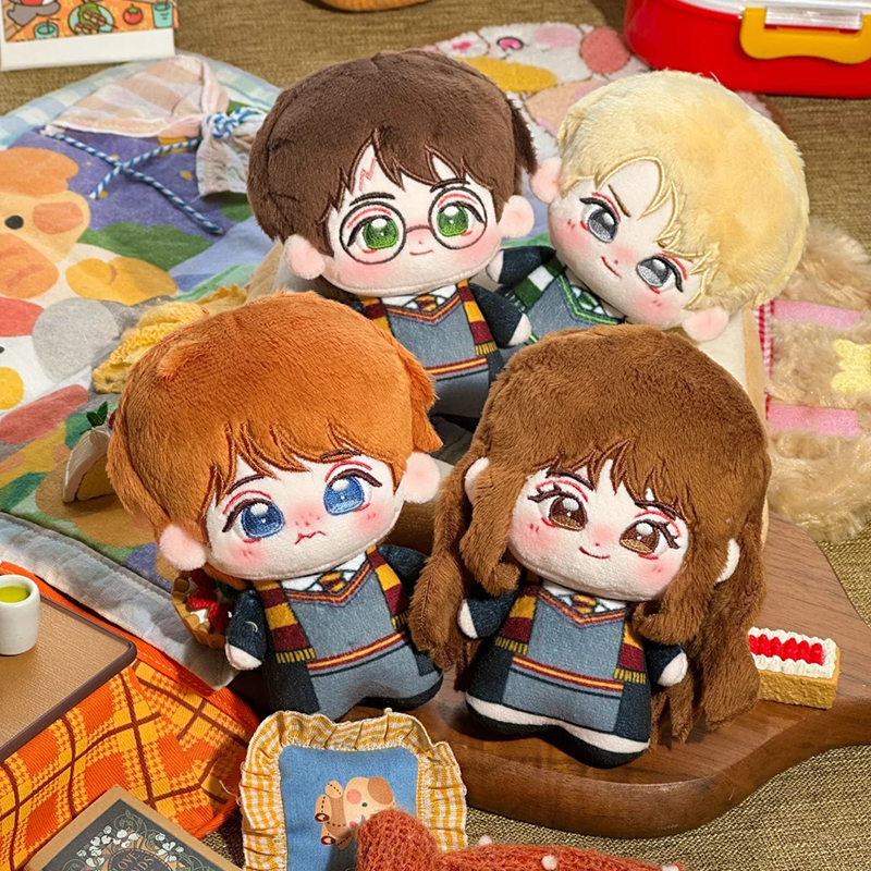 Harry Potter Movie Merchandise Harry Ron Hermione Malfoy Character 10cm Cotton Doll Friend Gift Harry Potter Movie Merchandise Harry Ron Hermione Malfoy Character 10cm Cotton Doll Friend Gift