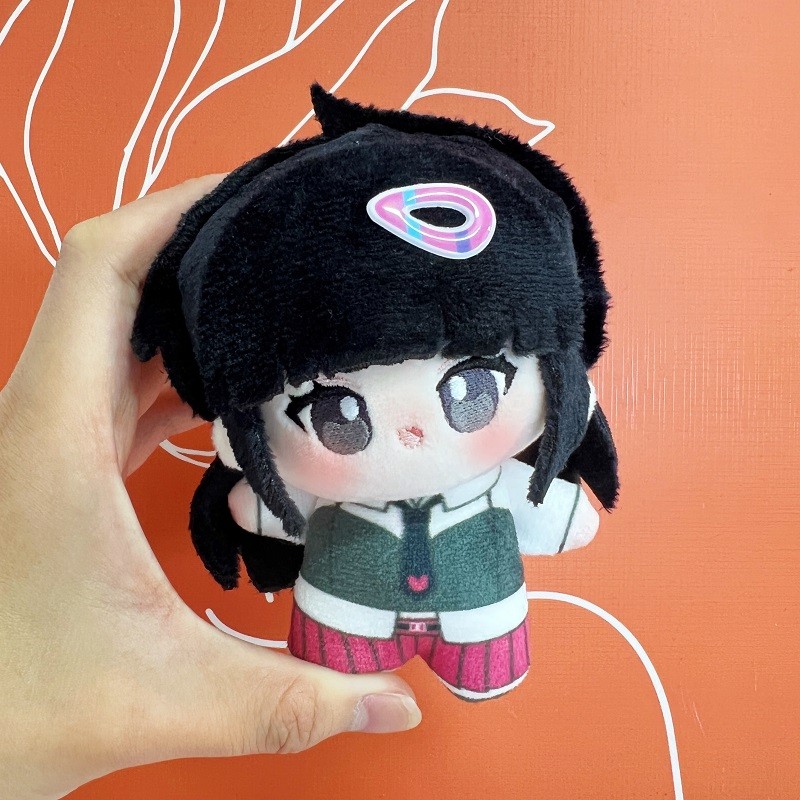 Fan-made Link Click 3.9-inch printed cotton doll Qiao Ling handheld front view