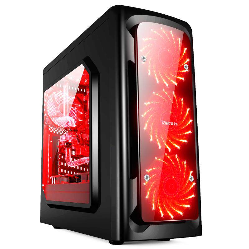 Cordia computer case desktop computer mainframe water-cooled game case USB3 0 side through ATX large board