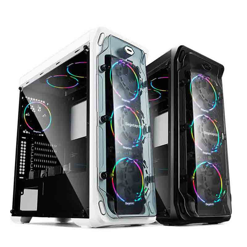 Xingu LUX Lax-type computer chassis full-side permeable main chassis ATX backline large main chassis cool two-piece