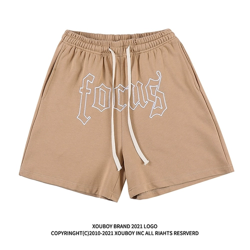 Шорты в стиле хип-хоп, штаны, в американском стиле, с вышивкой, оверсайз, подходит для подростков