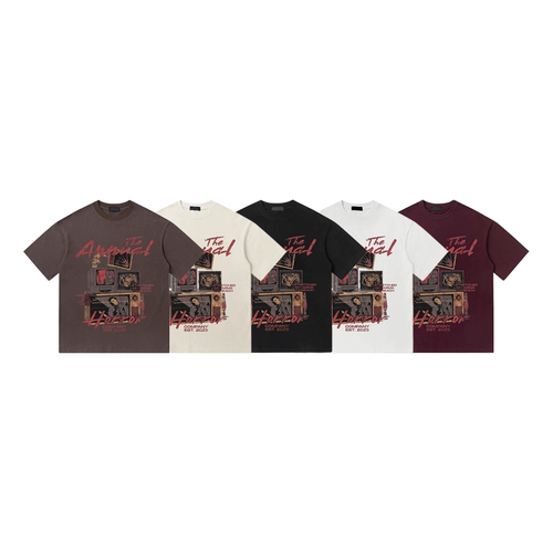 Футболка в стиле хип-хоп для влюбленных, в американском стиле, короткий рукав, оверсайз