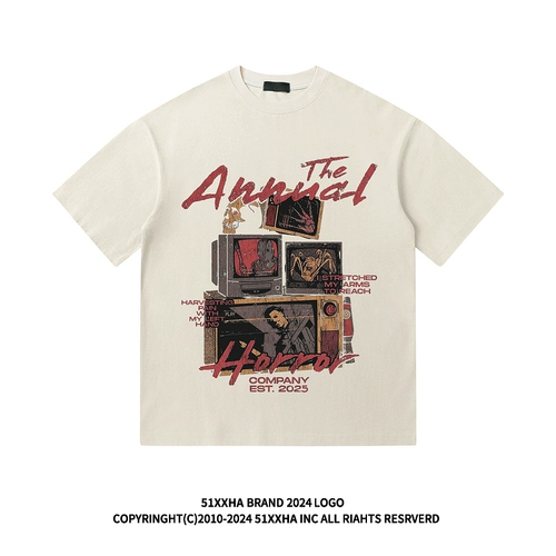 Футболка в стиле хип-хоп для влюбленных, в американском стиле, короткий рукав, оверсайз