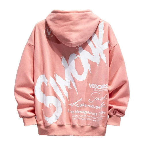 Трендовая флисовая толстовка с капюшоном, парная одежда для влюбленных, куртка, европейский стиль, оверсайз