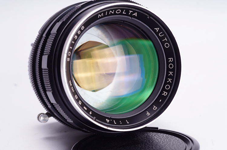 MINOLTA MC ROKKOR PF MD 58 1 4 LENS 58MM F1 4 8 BLADES