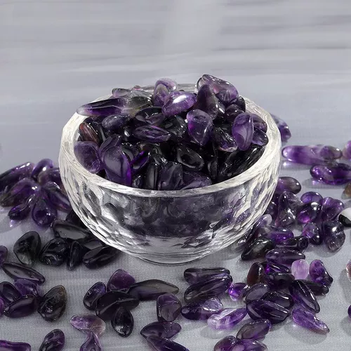 Аметист для Будды Семи драгоценных камней Натуральный драгоценный камень для манзы драгоценного камня притворяется, что буддизм Занг Семь сокровищ натуральные аметист 50 грамм