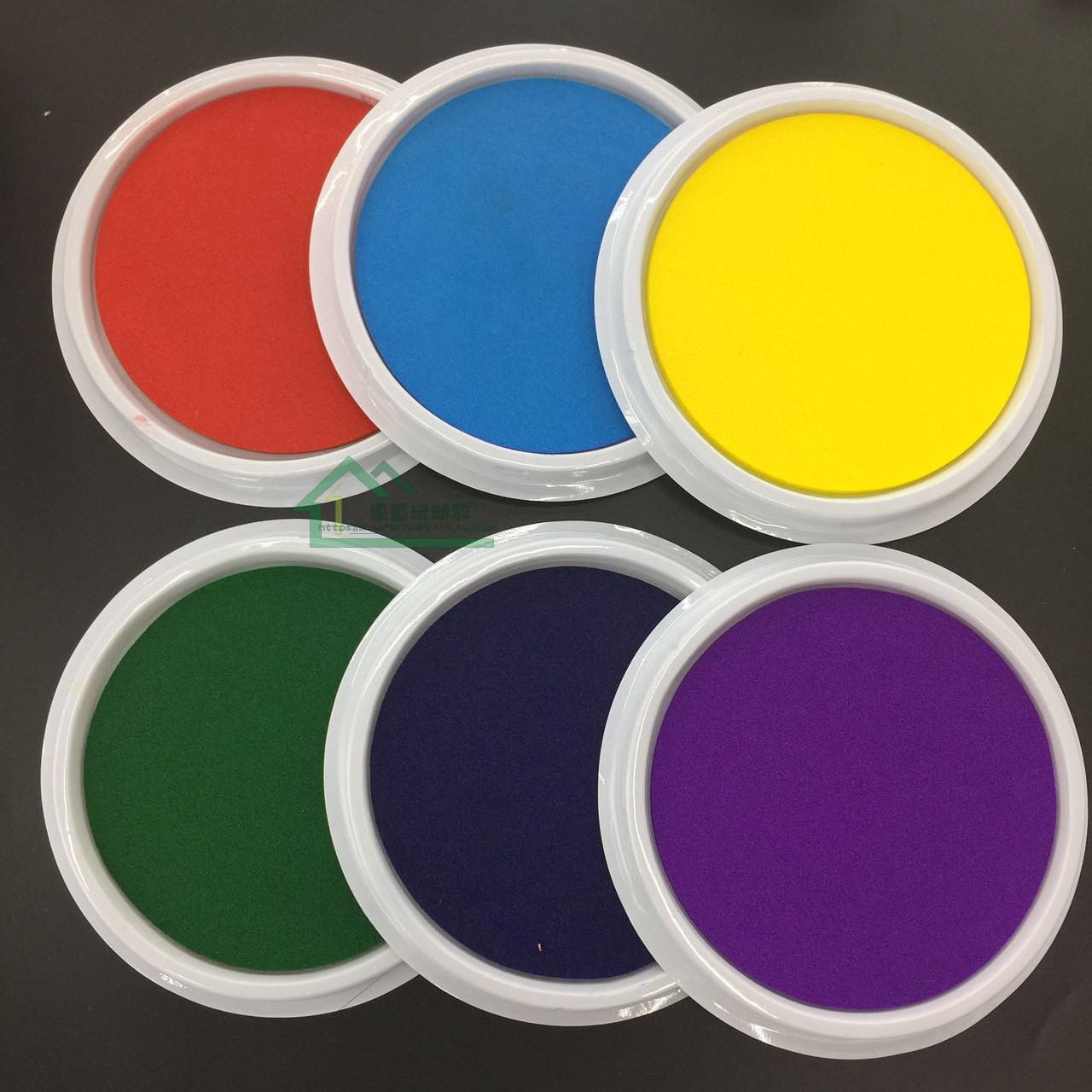 Kindergarten art area teaching aids supplies children's color environmental protection washable finger painting ink mud palm painting paint