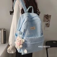 Синий плюс маленький кулон белого медведя