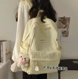 Летний вместительный и большой ранец, небольшая дизайнерская сумка через плечо, японский рюкзак, коллекция 2023, подходит для студента, тренд сезона