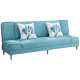 ຕຽງ sofa ທີ່ສາມາດພັບໄດ້ສອງຈຸດປະສົງຂະຫນາດນ້ອຍອາພາດເມັນຂະຫນາດນ້ອຍຫຼາຍຫນ້າທີ່ງ່າຍດາຍຫ້ອງເຊົ່າ fabric ຫ້ອງດໍາລົງຊີວິດອາພາດເມັນຄູ່ດຽວ